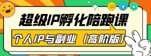 超级IP孵化课程：教你打造个人IP做好副业（高阶版）41节课-汇创资源网-一个提供最全的虚拟资源网站