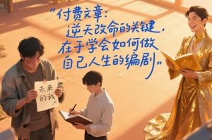 付费文章：逆天改命的关键，在于学会如何做自己人生的编剧-汇创资源网-一个提供最全的虚拟资源网站