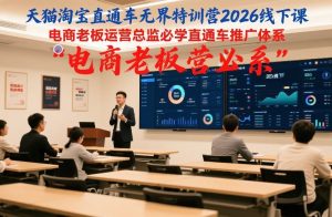 天猫淘宝直通车无界特训营26 电商老板运营总监必学直通车推广体系-汇创资源网-一个提供最全的虚拟资源网站
