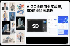 AIGC绘画商业实战班，SD商业绘画流程-汇创资源网-一个提供最全的虚拟资源网站