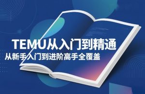 TEMU从入门到精通，从新手入门到进阶高手全覆盖-汇创资源网-一个提供最全的虚拟资源网站
