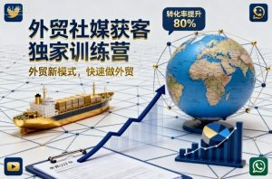 外贸社媒获客独家训练营，外贸新模式，快速做外贸（更新26年2月）|汇创资源网-一个提供最全的虚拟资源网站