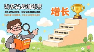 淘系实战制定清晰增长战略突破流量与利润瓶颈 实现企业规模化盈利-汇创资源网-一个提供最全的虚拟资源网站