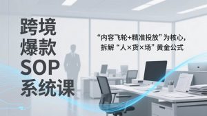 跨境爆款SOP系统课 “内容飞轮+精准投放”核心 拆解“人×货×场”-汇创资源网-一个提供最全的虚拟资源网站