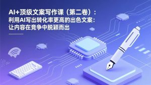 AI+顶级文案 利用AI写出转化率更高的文案 让内容在竞争中脱颖而出-汇创资源网-一个提供最全的虚拟资源网站