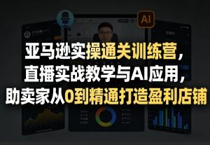 亚马逊实操通关训练营 直播实战教学与AI应用 0到精通打造盈利店铺|汇创资源网-一个提供最全的虚拟资源网站