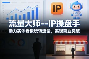 流量大师—IP操盘手,助力实体老板玩转流量,实现商业突破 - 汇创资源网-一个提供最全的虚拟资源网站|汇创资源网-一个提供最全的虚拟资源网站