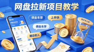 项小推网盘拉新项目 佣金丰厚 上手快 每天半小时 打造睡后收入-汇创资源网-一个提供最全的虚拟资源网站