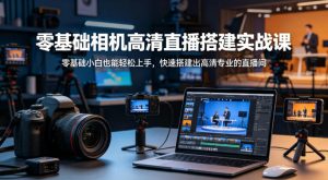 零基础相机高清直播间搭建实战 小白轻松上手 搭建高清专业直播间-汇创资源网-一个提供最全的虚拟资源网站