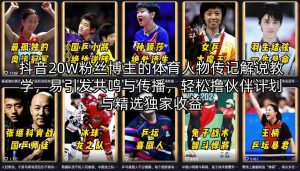 体育人物传记解说教学 易引发共鸣与传播 伙伴计划与精选独家收益-汇创资源网-一个提供最全的虚拟资源网站