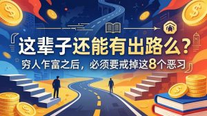 文章 这辈子还能有出路么？ 穷人乍富之后，必须要戒掉这8个恶习-汇创资源网-一个提供最全的虚拟资源网站