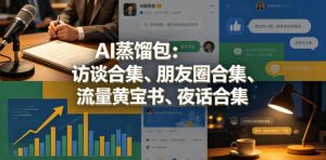 AI蒸馏包:访谈合集、朋友圈合集、流量黄宝书、夜话合集【文档】 - 汇创资源网-一个提供最全的虚拟资源网站|汇创资源网-一个提供最全的虚拟资源网站