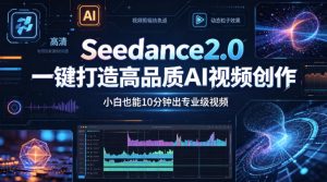 Seedance2.0一键打造高品质AI视频创作 小白10分钟出专业级视频 - 汇创资源网-一个提供最全的虚拟资源网站|汇创资源网-一个提供最全的虚拟资源网站