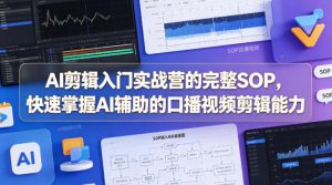 AI剪辑入门实战营的完整SOP，快速掌握AI辅助的口播视频剪辑能力 - 汇创资源网-一个提供最全的虚拟资源网站|汇创资源网-一个提供最全的虚拟资源网站