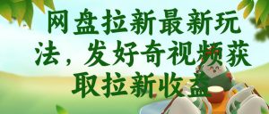 网盘拉新最新玩法，发好奇视频获取拉新收益，抖音收藏家玩法 - 汇创资源网-一个提供最全的虚拟资源网站|汇创资源网-一个提供最全的虚拟资源网站